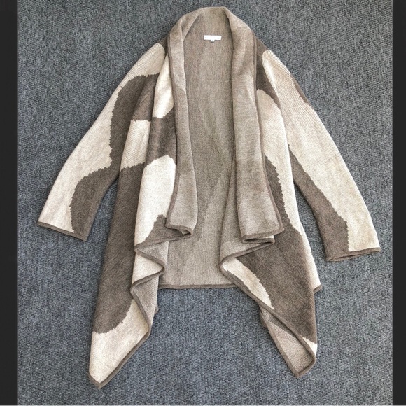 bryn Walker Sweaters - Bryn Walker alpaca and merino wool blend open front draped cardigan size large